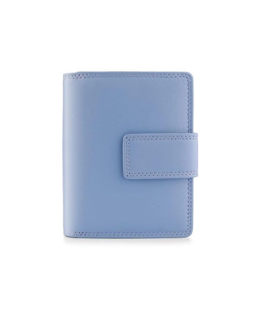 PRIMEHIDE Leather Blue Verona Small Trifold Leather Purse