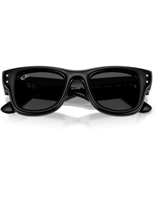 Ray-Ban Black Puffer Wayfarer Sunglasses