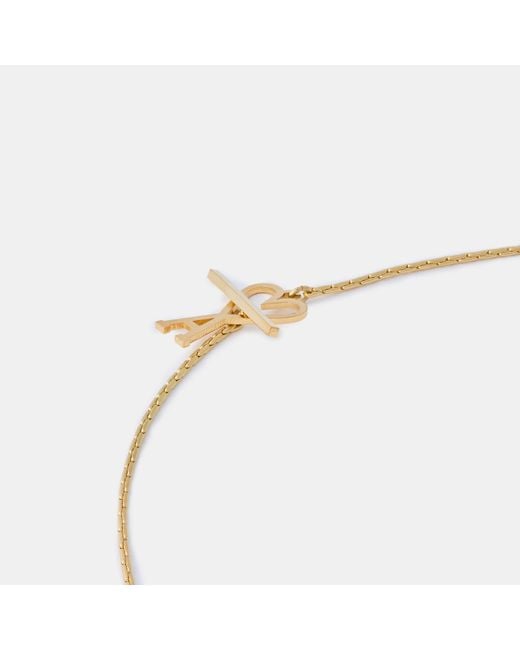AMI White Chain Necklaces
