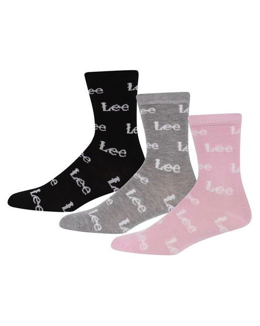 Lee Jeans Black Socks Mon 3p Ld99