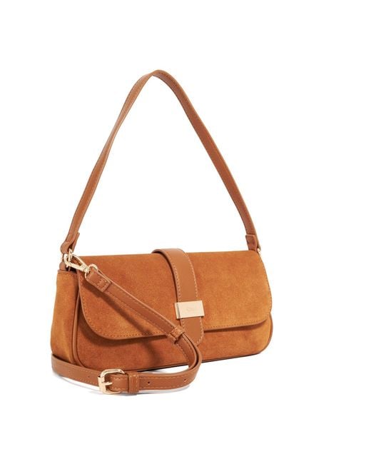 Dune Brown Delsees Shoulder Bag
