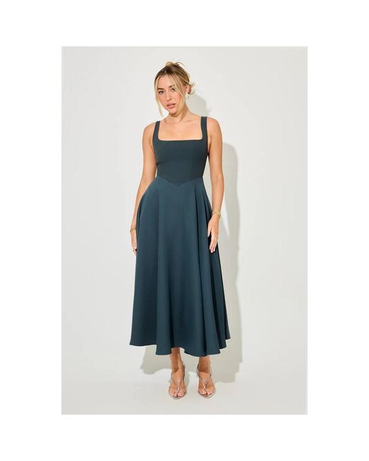 Odd Muse Blue Mus Hi Sn Midi Mini Dress