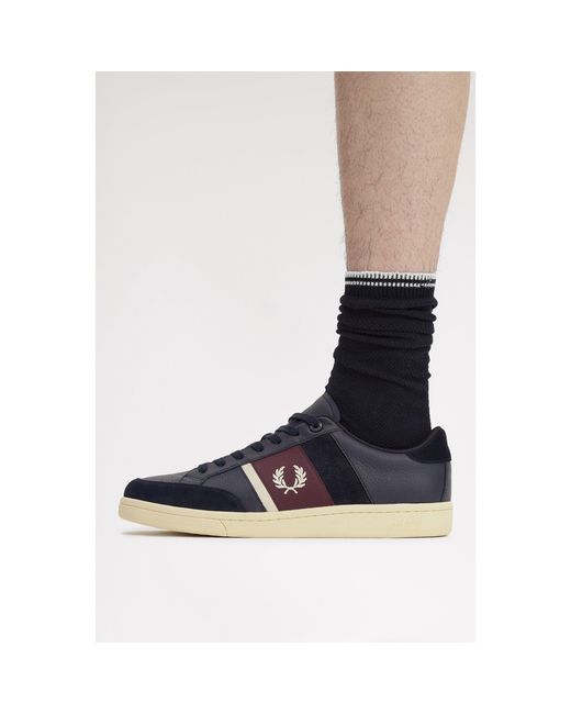 Fred Perry Blue Low-Top Trainers for men