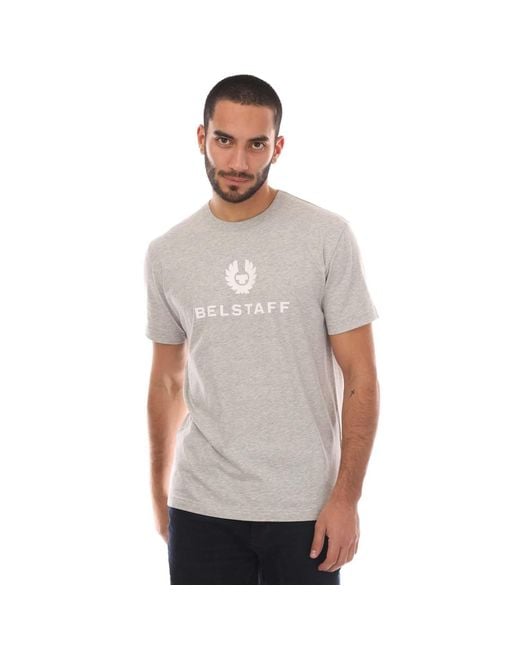 Belstaff Gray Signature T-Shirt for men