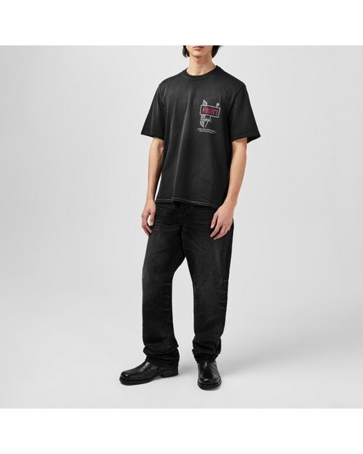 Amiri Black Vintage Lounge T-Shirt for men