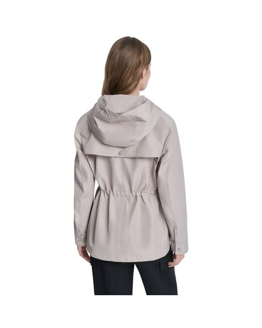 DKNY Gray Windbreaker