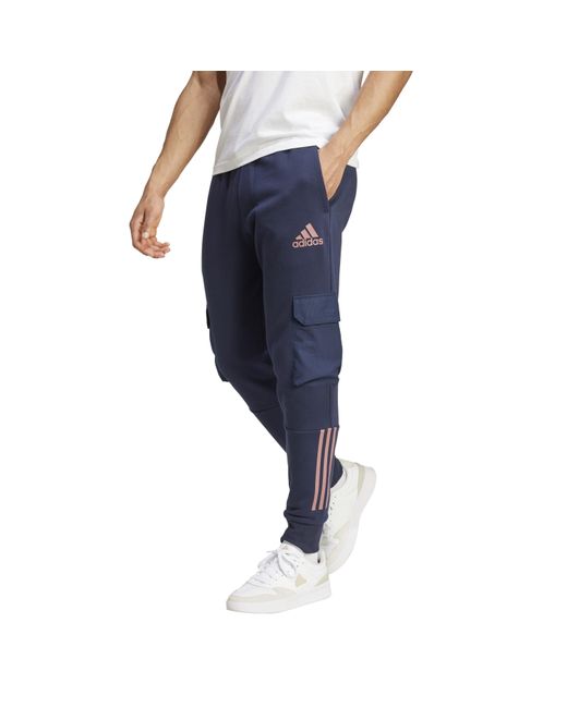 Adidas Blue Utility Joggers for men
