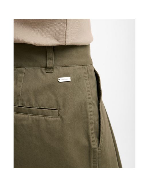 Barbour Green Fern Shorts