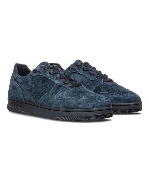 CLAE Blue Low-Top Trainers