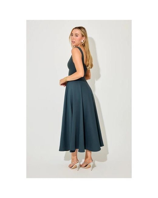 Odd Muse Blue Mus Hi Sn Midi Mini Dress