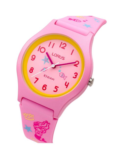 Lorus Pink Analogue Quartz Watch