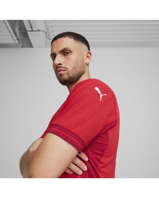 PUMA Red Teamfinal Jersey T-Shirt for men