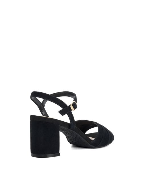 Dune Blue Mallorca Block Court Shoes