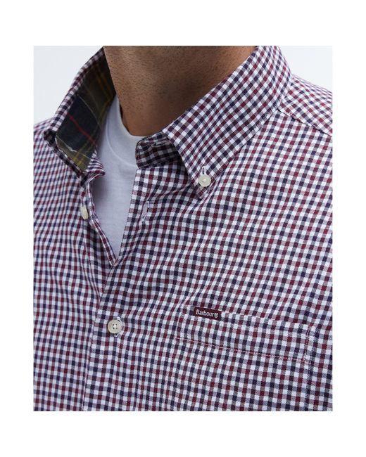 Barbour Blue Padshaw Tailored Shirt for men