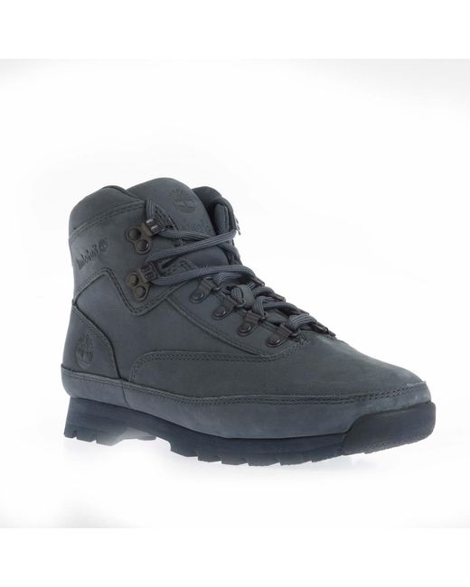 Timberland Blue Euro Hiker Mid Lace Boots for men