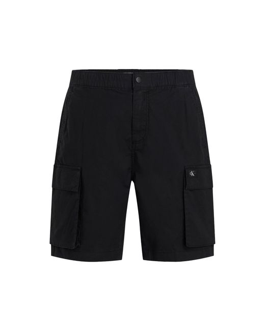 Calvin Klein Blue Washed Cargo Short for men