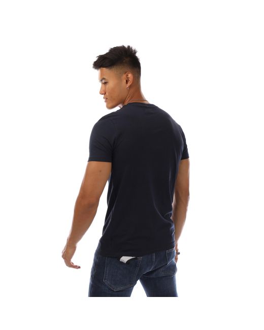 Aquascutum Blue Regular Fit T-Shirt for men