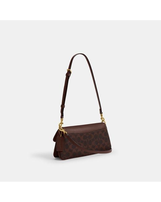 COACH Brown Jet Shoulder Bag