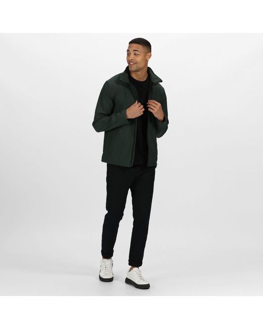 Regatta Green Ablaze Printable Softshell Jacket for men