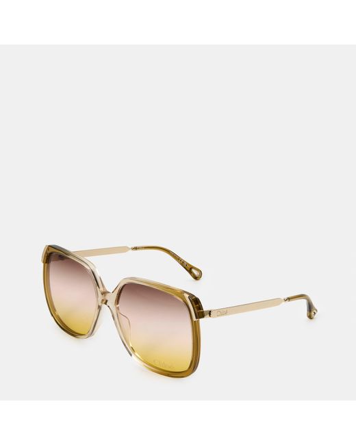 Chloé Multicolor Ch0286S Oversized Sunglasses