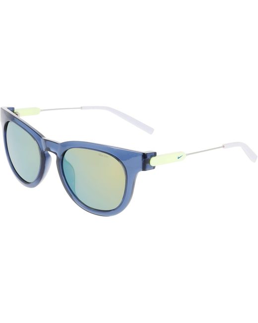 Nike Blue Essence Trend Oval Sunglasses