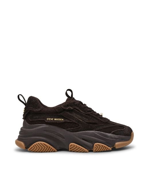 Steve Madden Black Possession Chunky Trainers