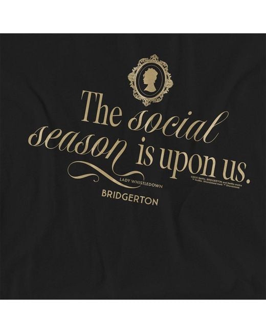 Bridgerton Black The Social Season Is Upon Us T Shirt B