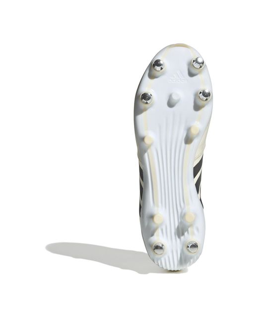 Adidas White Adizero Rs15 Rise Soft Ground Rugby Boots