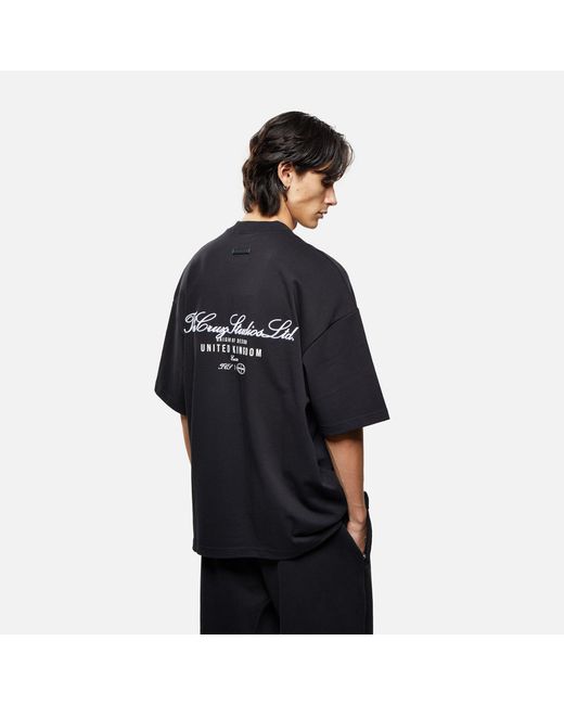 TELA CRUZ Black Studio Tee for men