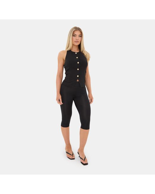 I Saw It First Black Hardwear Waistcoat