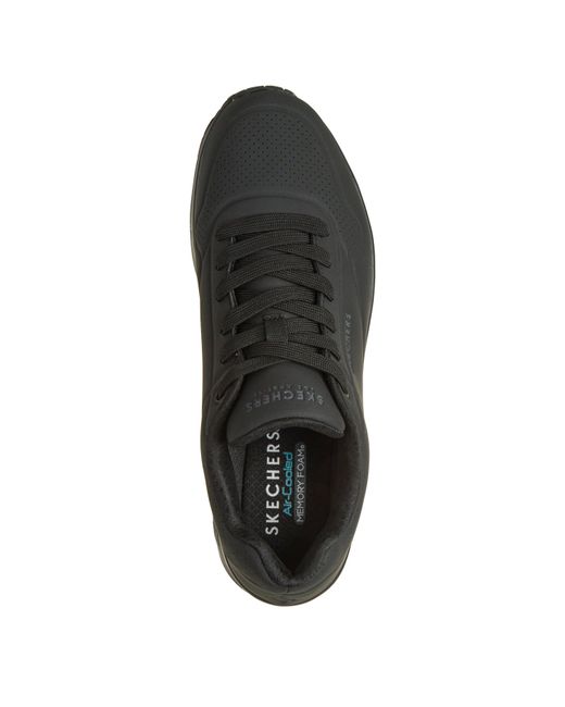 Skechers Black Uno Stand On Air Trainers for men