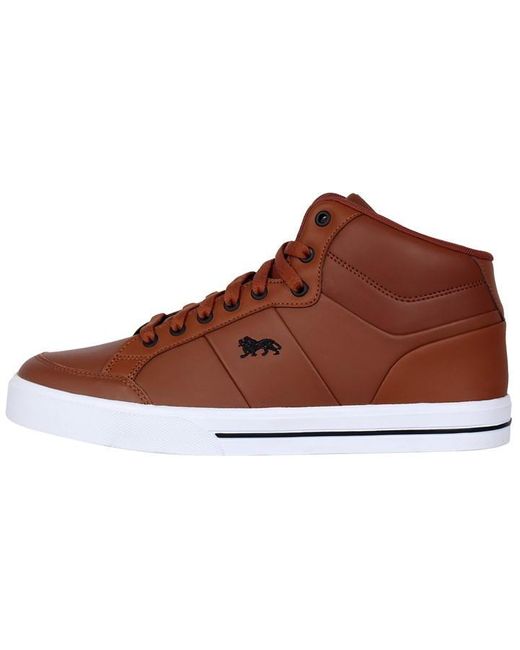 Lonsdale Brown Canons Trainers for men