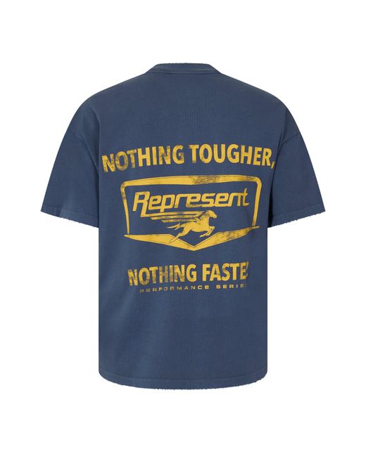 Represent Blue Oversized T-Shirt for men