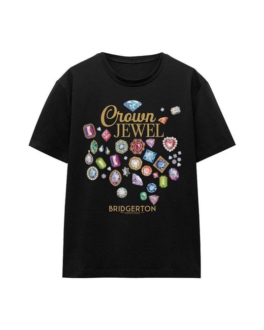 Bridgerton Black Crown Jewel T Shirt