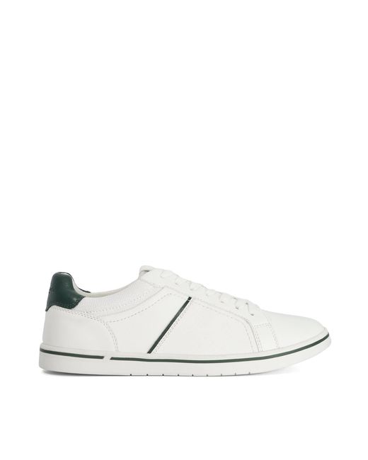 Dune White Low-Top Trainers for men