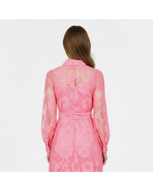 Karl Lagerfeld Pink Shirt Dress