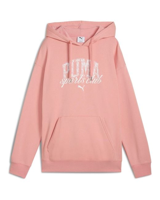 PUMA Pink Overhead Hoodie
