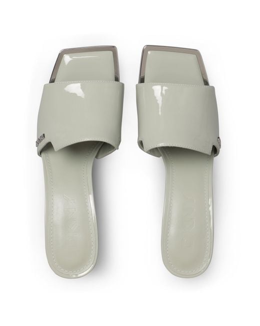 DKNY Gray Kailyn Sandal M