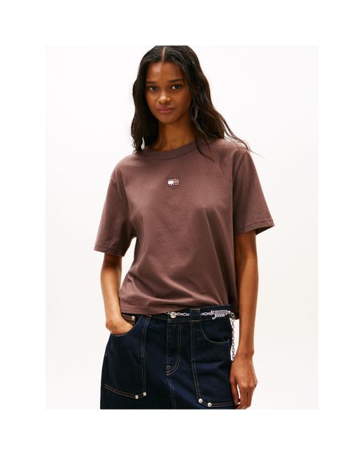 Tommy Hilfiger Brown Logo T-Shirt