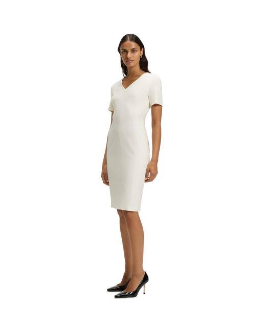 Boss White Damaisa Wrap Dress