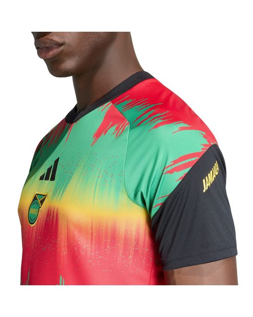 Adidas Green Jamaica Pre-Match Shirt 2026 for men