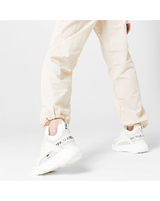 Buffalo White Cld Chai Trainers