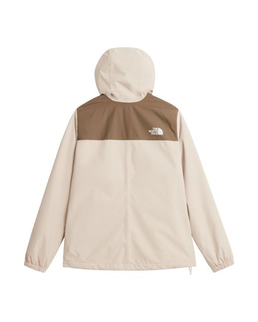 The North Face Natural Antora Dryvent Hooded Long Sleeve Waterproof Jacket