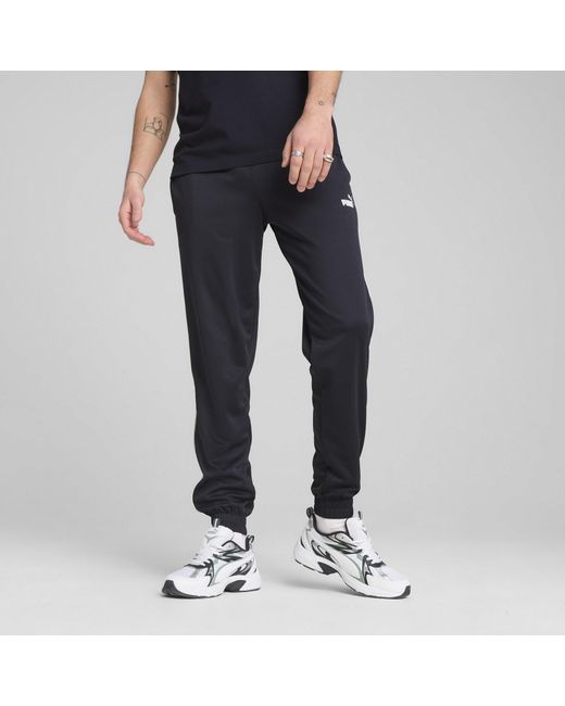 PUMA Blue Closed Hem Jersey Joggers for men