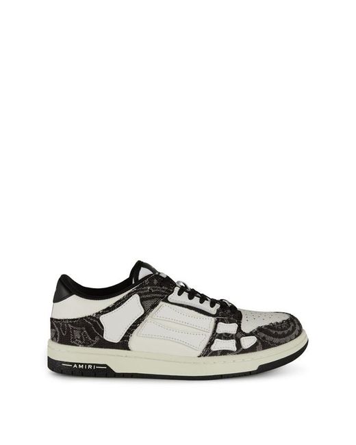 Amiri Black Bndna Skel Low Sn44 for men