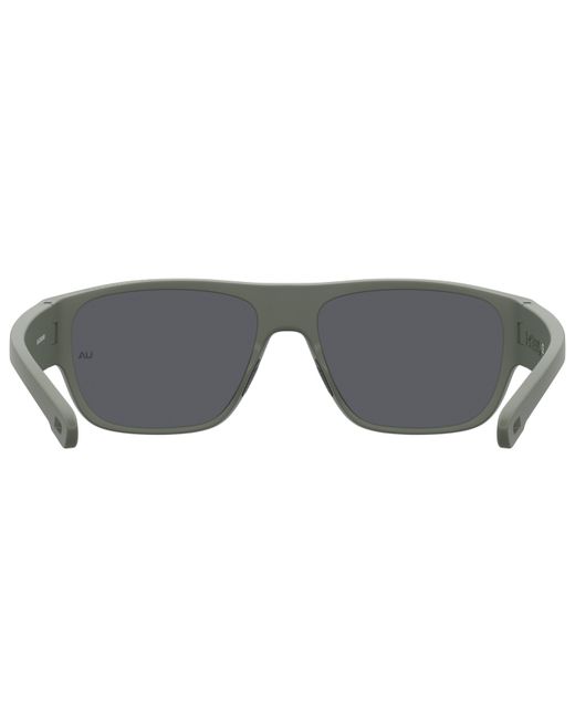 Under Armour Gray Scorcher Wayfarer Sunglasses for men