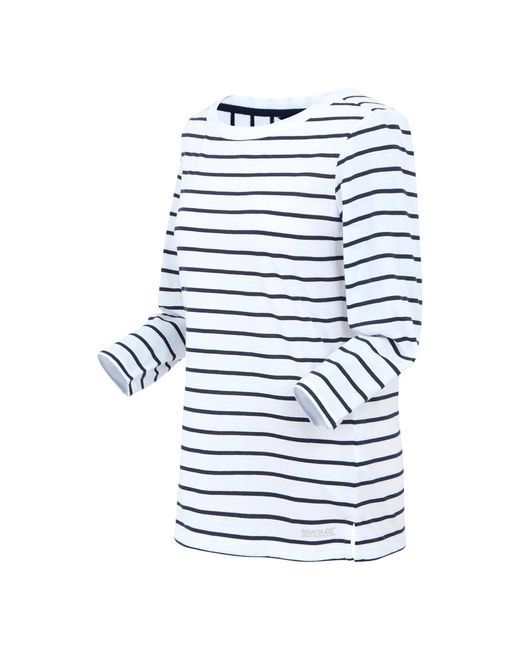 Regatta White Baylette Ii Upf 30+ T-Shirt