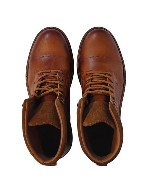 Firetrap Brown Ralf Hiker Rugged Boot for men