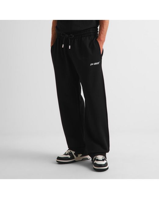Off-White c/o Virgil Abloh Black Off Slim Fit Jogging Bottoms for men