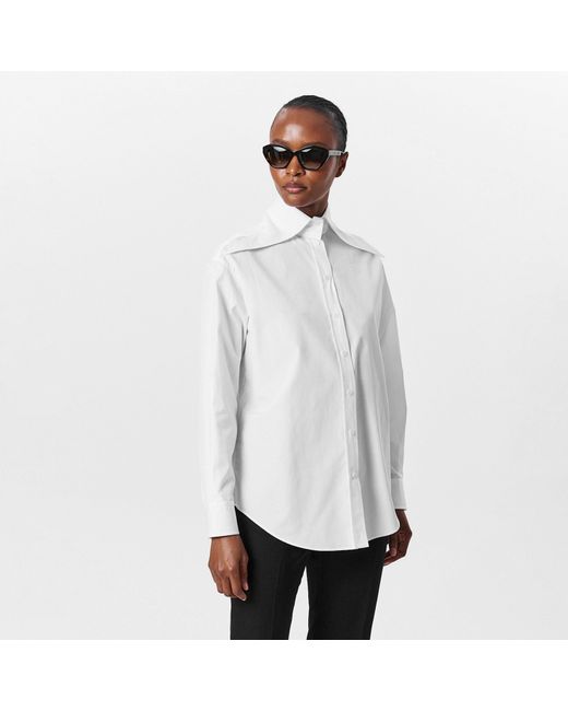 McQueen White Popeline Shirt